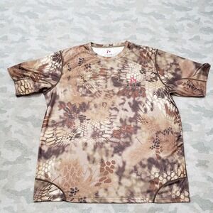 Killik Shirt Mens XL Green Camo Hunting Pullover Short Sleeve